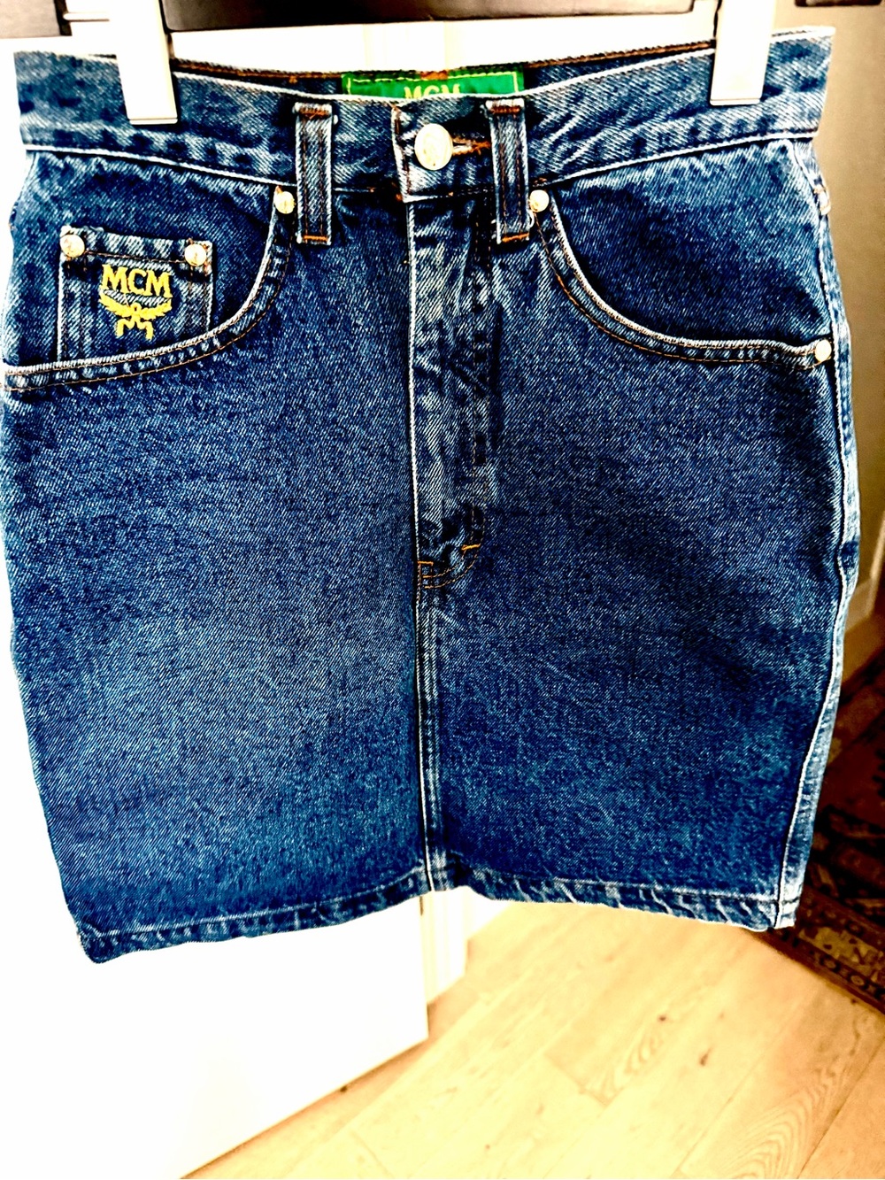 MCM Jean Skirt